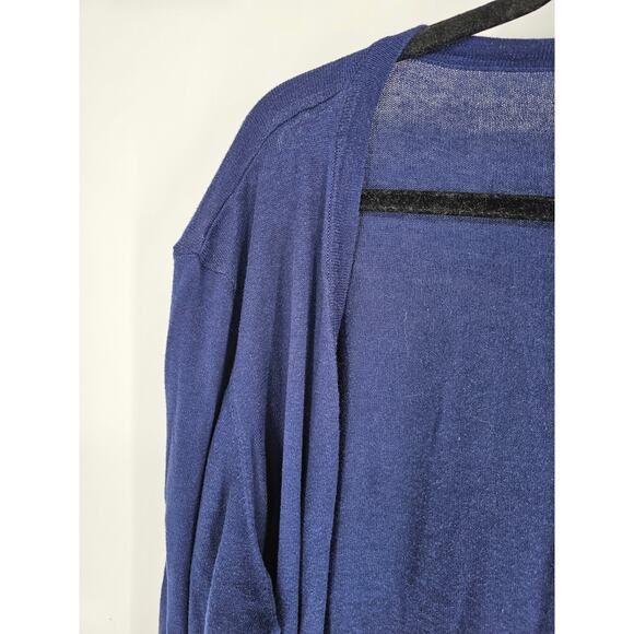 Faded Glory Women's Purple Long Sleeve Open Front Cardigan Size 1X - Picture 2 of 4